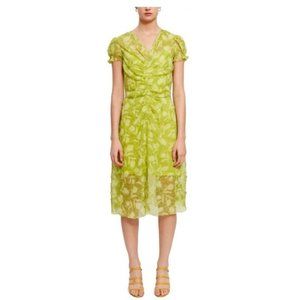 NWT Opening Ceremony Acid Yellow Dress 10